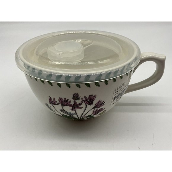 Port Meiron Botanic Garden Jumbo Cup with Lid 20 Oz Cyclamen Motif Drinkware - Picture 8 of 14
